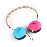 Auricular Headset Philips Shl5100 Fucsia - Turquesa