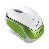 Mouse Inalambrico Genius Micro Traveler 9000r Recargable Verde-blanco