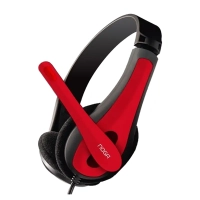 Auricular Headset Noganet Ngv-400 Rojo