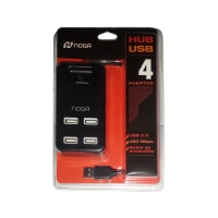 Hub Usb Noganet Ngh-43 4 Puertos Usb 2.0