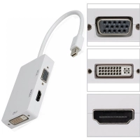 Adaptador Mini Displayport M A Hdmi-vga-dvi H Generico