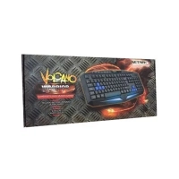 Teclado Pc Gamer Netmak Volcano Warrior Series Retroiluminado Usb