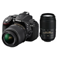Camara Reflex Nikon D5300 Lente 18-55mm Y 70-300mm Mas Bolso