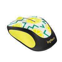 Mouse Inalambrico Logitech M317 Ergonomico Limon