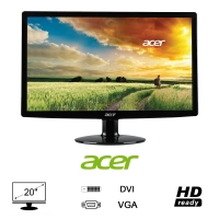 Monitor Led Acer Aces200hq Vga 20 Pulg.