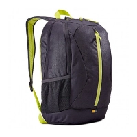 Mochila Notebook Caselogic Ibir-115 Antrhacite Negro-verde 15.6 Pulg.