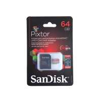Memoria Microsd Sandisk Pixtor 64gb 100mbs 4k