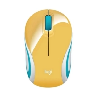 Mouse Inalambrico Logitech M187 Mini Amarillo