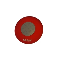 Parlante Portatil Global Sbl01 Rojo Bluetooth Resistente Al Agua