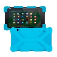 Funda Bumper Antigolpes Microcase Silicona Turquesa 10 Pulgadas
