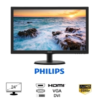 Monitor Led Philips 243v5lhsb55 Vga Hdmi 24 Pulg.