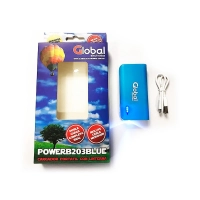 Cargador Portatil Global 5200mah 1 Puerto Azul