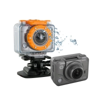 Camara Deportiva Hp Action Ac200w Wifi Sumergible Wide Gris