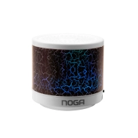 Parlante Portatil Noganet Ngs-310 Negro Led Bluetooth