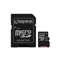 Memoria Microsd Kingston 64gb C10 2 En 1
