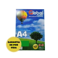 Hojas A4 Adhesivas Glossy Brillantes 115grs X20 Hojas