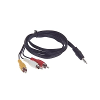 Cable Plug 3.5 M A Rca X3 M Global 2m