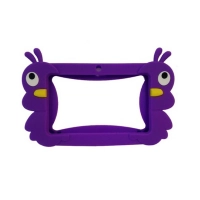 Estuche Goma Kanji Kids Pato Violeta 7 Pulgadas