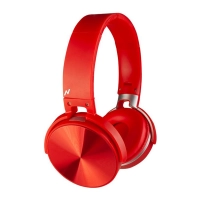 Auricular Headset Bluetooth Noganet Aris Ng-a26bt Rojo