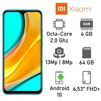 Xiaomi Redmi 9 4gb Ram 64gb Ocean Green
