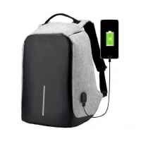 Mochila Notebook Netmak Nm-dozza Anti-robo Gris 15-16 Pulgadas