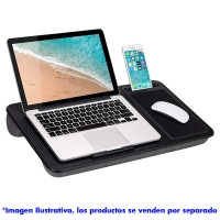 Base Para Notebook Lap Desk Para Home Office Black Carbon