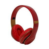 Auricular Headset Bluetooth Noganet Aris Ng-a428bt Rojo
