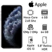 Apple Iphone 11 Pro 4gb Ram 64gb Space Gray Usado