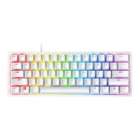 Teclado Pc Gamer Opto-mecánico Razer Huntsman Mini Switch Clicky Tkl Rgb Mercury White
