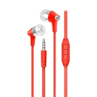 Auricular In Ear Noganet Ng-094rj Rojo Manos Libres