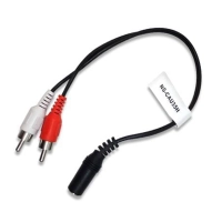 Cable Adaptador Plug 3.5 H A Rca X2 Nisuta Nscau35h