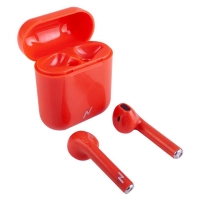 Auricular Bluetooth Noganet Ng-btwins5 Rojo