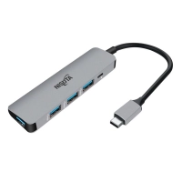 Hub Usb Tipo C Nisuta Nsuh043c 4 Puertos Usb 3.0