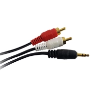 Cable Adaptador Plug 3.5 A 2 Rca Nisuta Nscau355 5m