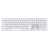 Teclado Apple Magic Keyboard Mq052lza Con Teclado Numérico Inglés Silver