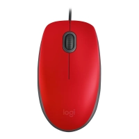 Mouse Logitech M110 Silent Rojo