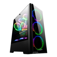 Gabinete Gamer Sentey T20 Rgb Vidrio Templado Sin Fuente