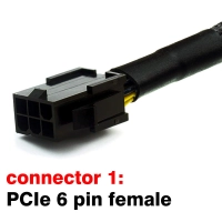 cable pci-e 6 pin a dual pcie 8 pin 6-2 para placa de video mining
