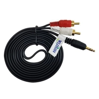 Cable Adaptador Plug 3.5 A 2 Rca Nisuta Nscau35 1.8m