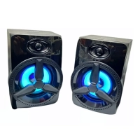 Parlante Noganet Ng-160p Usb Gamer Led Multimedia
