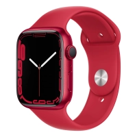 Reloj Smartwatch Apple Watch Series 7 Gps 45mm Aluminium Red Sport Band Red