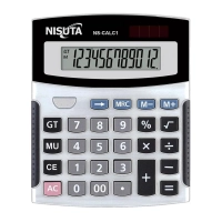 Calculadora Convencional Nisuta Nscalc1 12 Dígitos