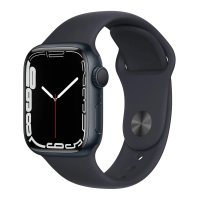 Reloj Smartwatch Apple Watch Series 7 Gps 41mm Aluminum Midnight Sport Band Midnight