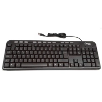 teclado pc global k227bk multimedia usb