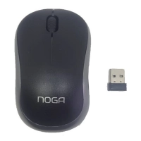 Mouse Inalambrico Noga Ngm-05pl Negro Y Gris