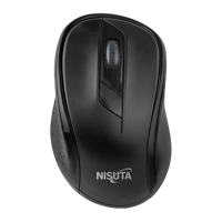 Mouse Inalambrico Nisuta Nsmow39 Mini Negro