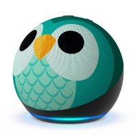 Asistente Virtual Amazon Echo Dot 5 Con Alexa Kids Owl