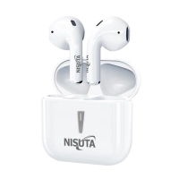 Auricular Bluetooth Nisuta Nsaubtws6 Con Base Cargadora Blanco