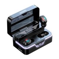 Auricular Bluetooth Nisuta Osaubtws10 Con Base Cargadora Negro