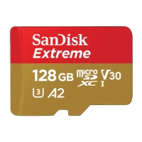 Memoria Microsd Sandisk Extreme 128gb 190mbps C30 2 En 1